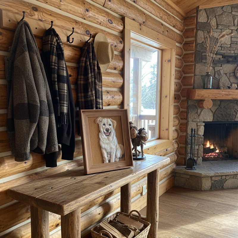 My very first felt painting — A gift to myself