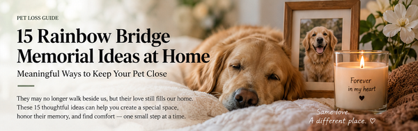 15 Rainbow Bridge Memorial Ideas at Home: Meaningful Ways to Keep Your Pet Close