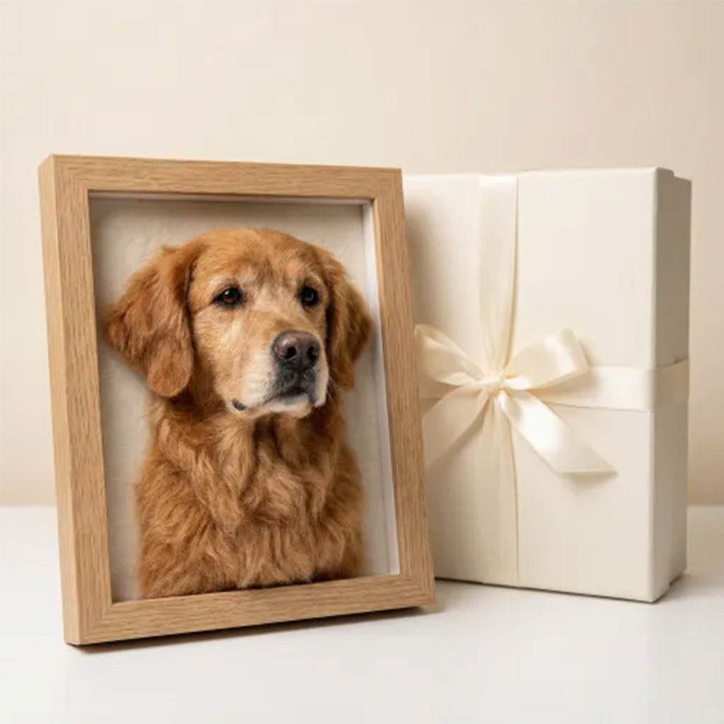 Custom Pet Portrait Felt Wool – Handcrafted Plush Animal Replicas