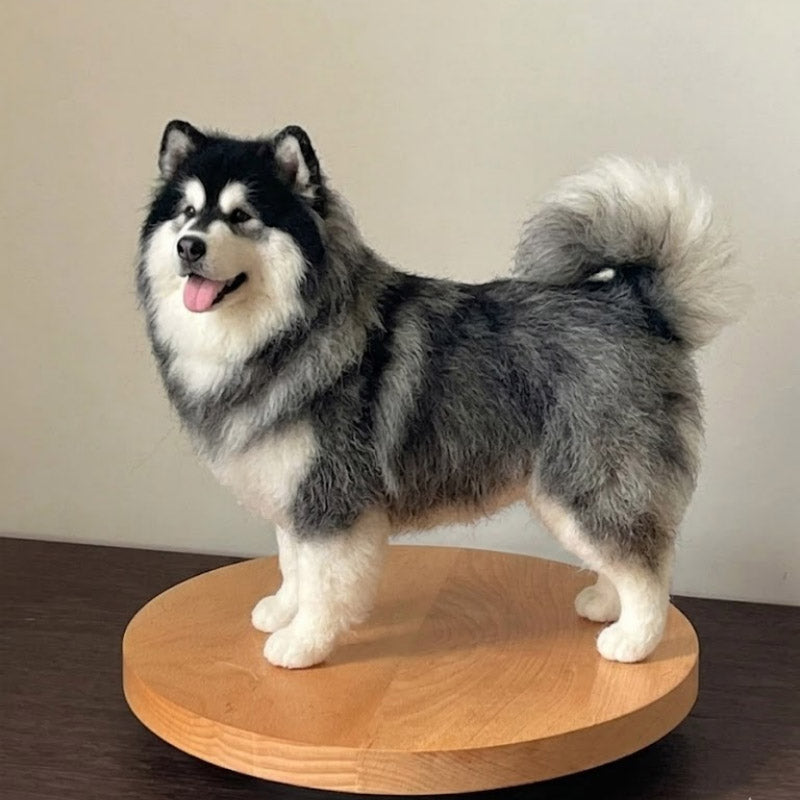 3D Custom Pet Replica from Photo - Handmade Wool Felted Stuffed Animal | Memorial Keepsake